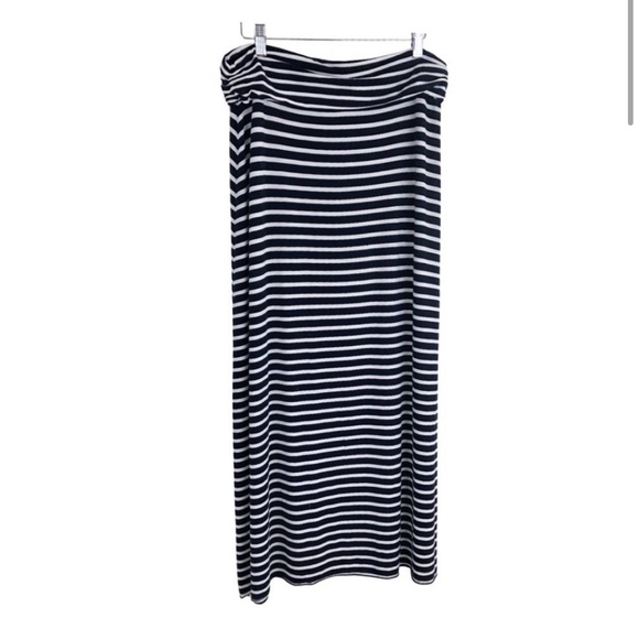 J. Crew - Black and White Striped Maxi Skirt - Picture 5 of 8